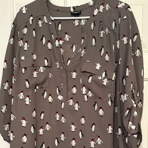 Penguin Torrid Harper Blouse